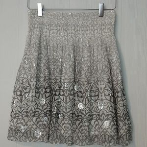 WHBM Silk Skirt Ombre Boho SZ - XS